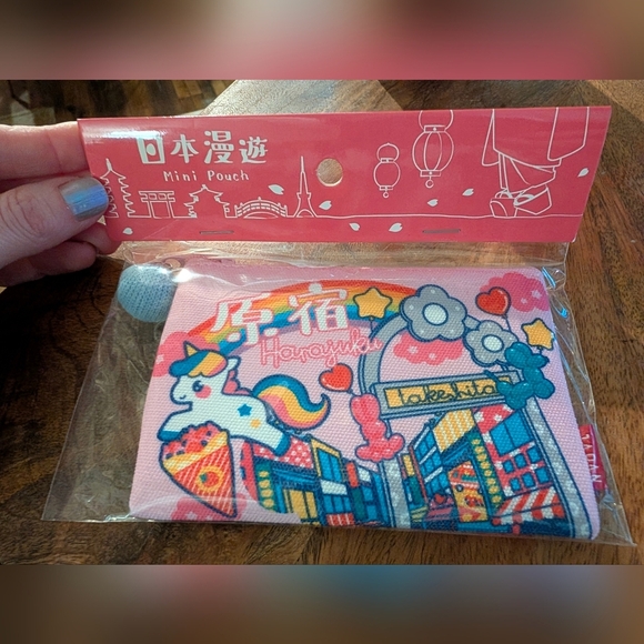 Adorable, vibrant makeup purse / coin purse / zipper pouch - Picture 4 of 7